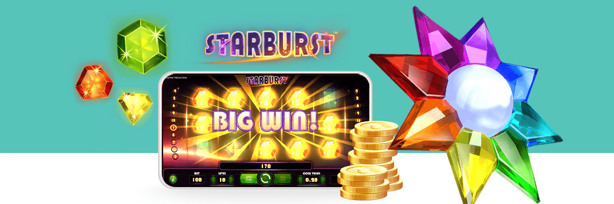 Starburst slot big win logo